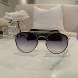 Ray Ban Blaze Round Double Bridge Aviators